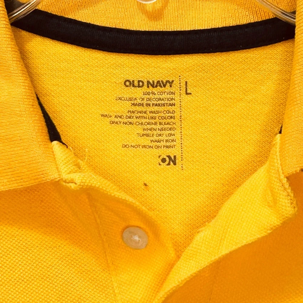 Boys Old Navy Bright Yellow Polo Shirt